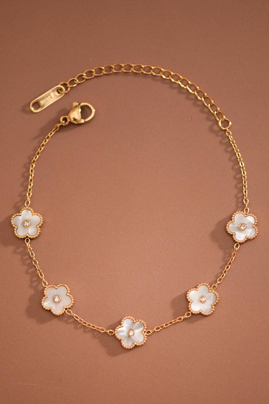 18K Gold Plated Waterproof Stainless Steel Chain Bracelet - 7993: S0OX3T7993
