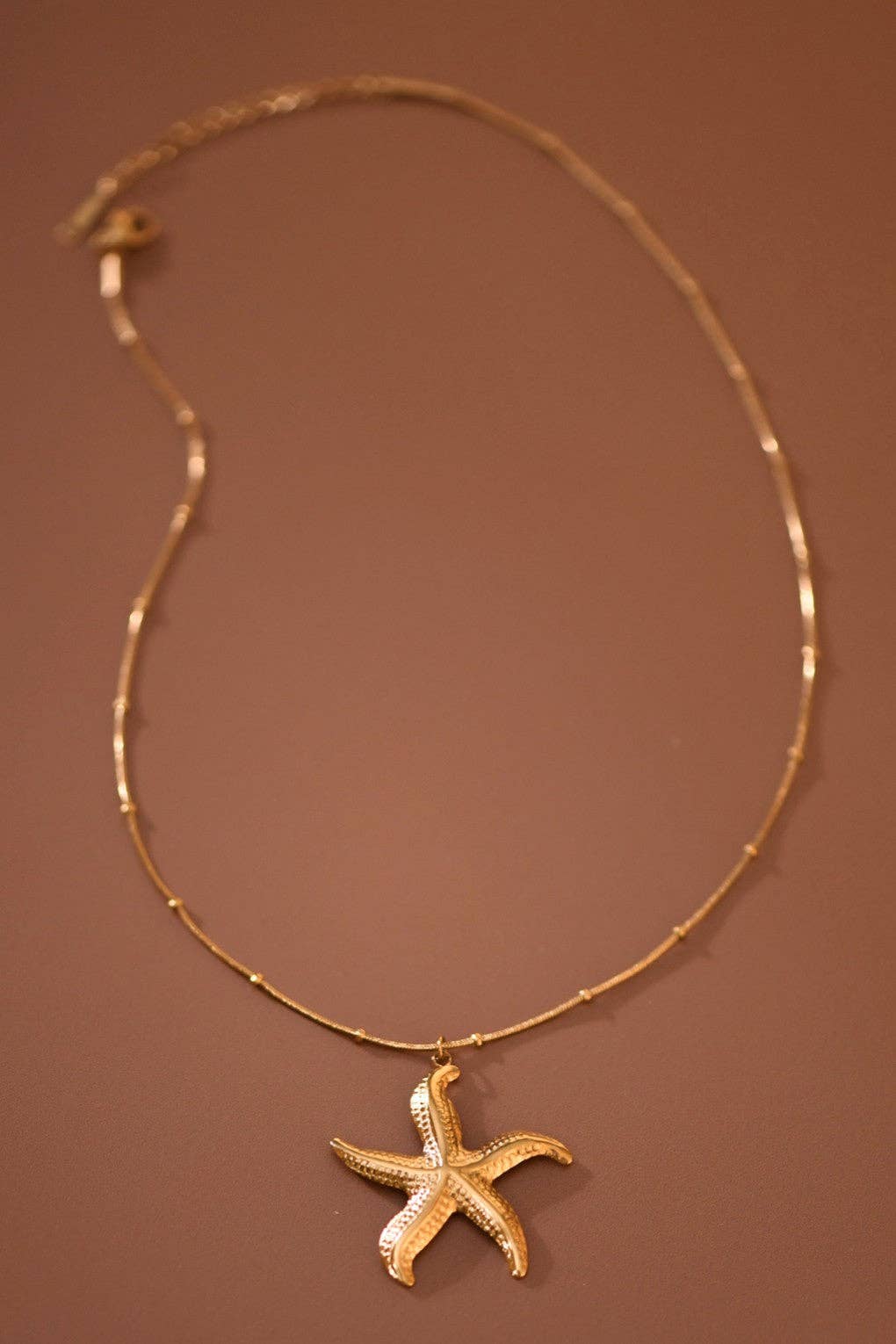 18K Gold Plated Waterproof Stainless Steel Chain Necklace - 7804: S0OX3T7804