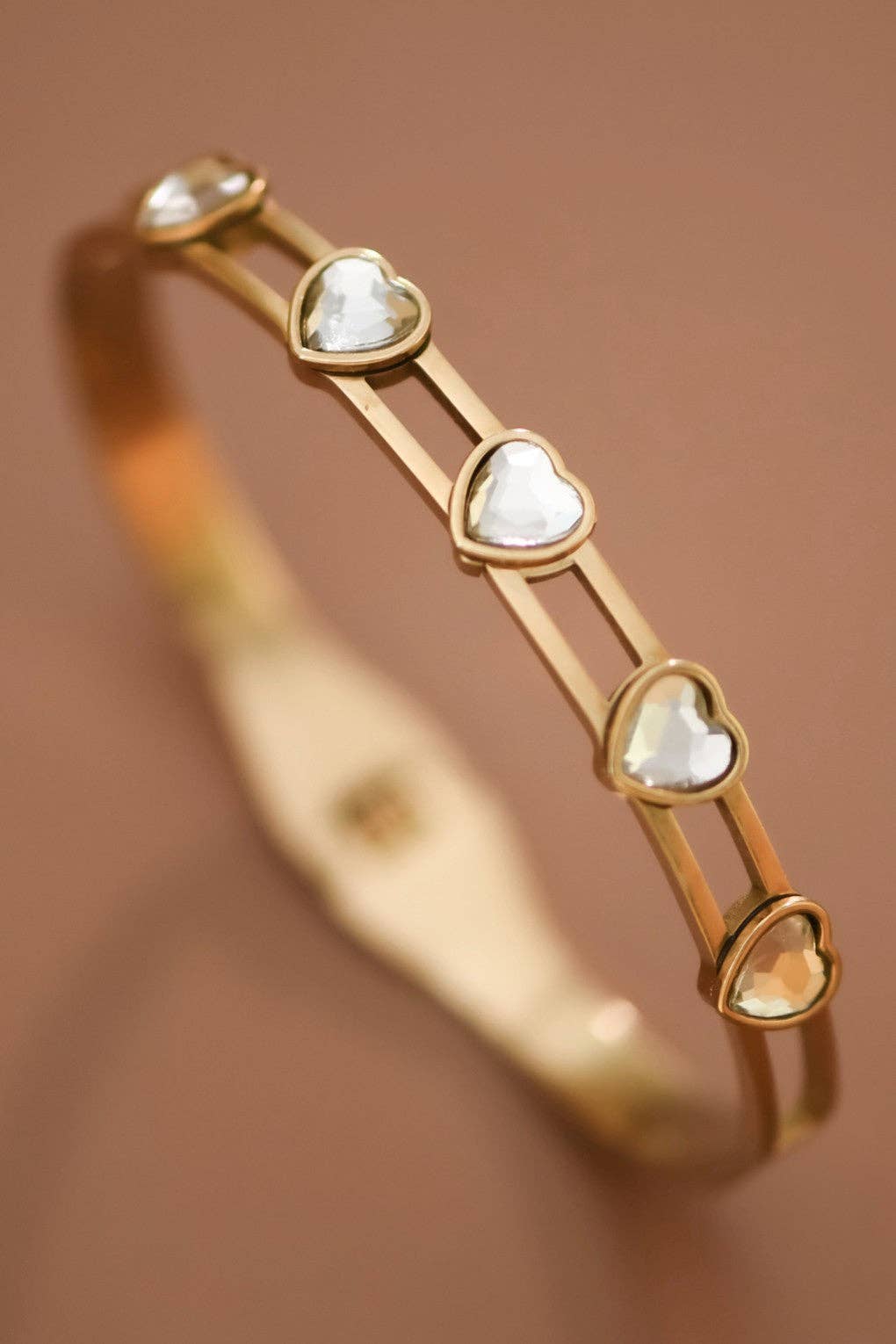 18K Gold Plated Waterproof Stainless Steel Bangle - 7823: S0OX3T7823