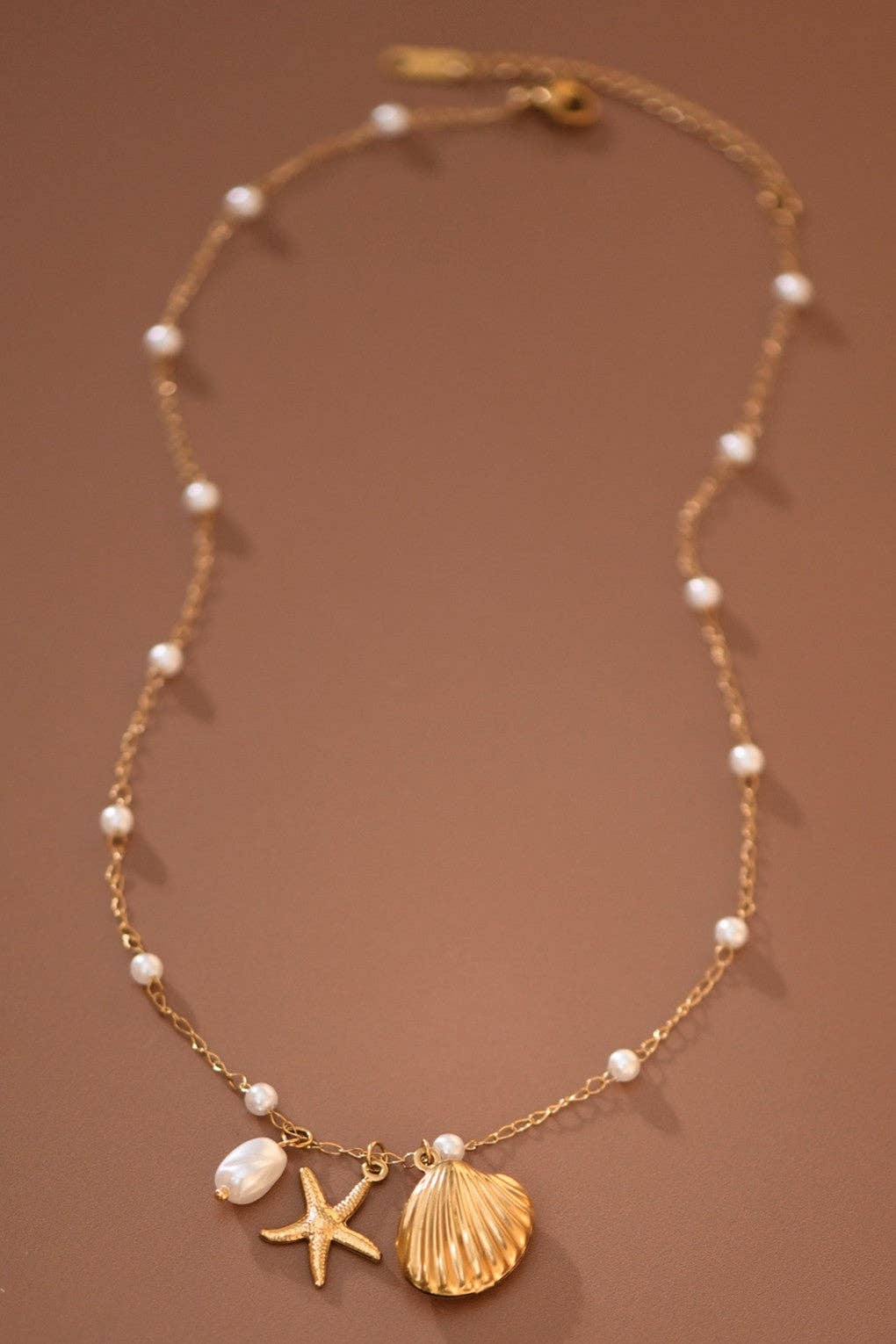 18K Gold PVD Plated Waterproof Stainless Steel Chain Necklace - 7798: S0OX3T7798