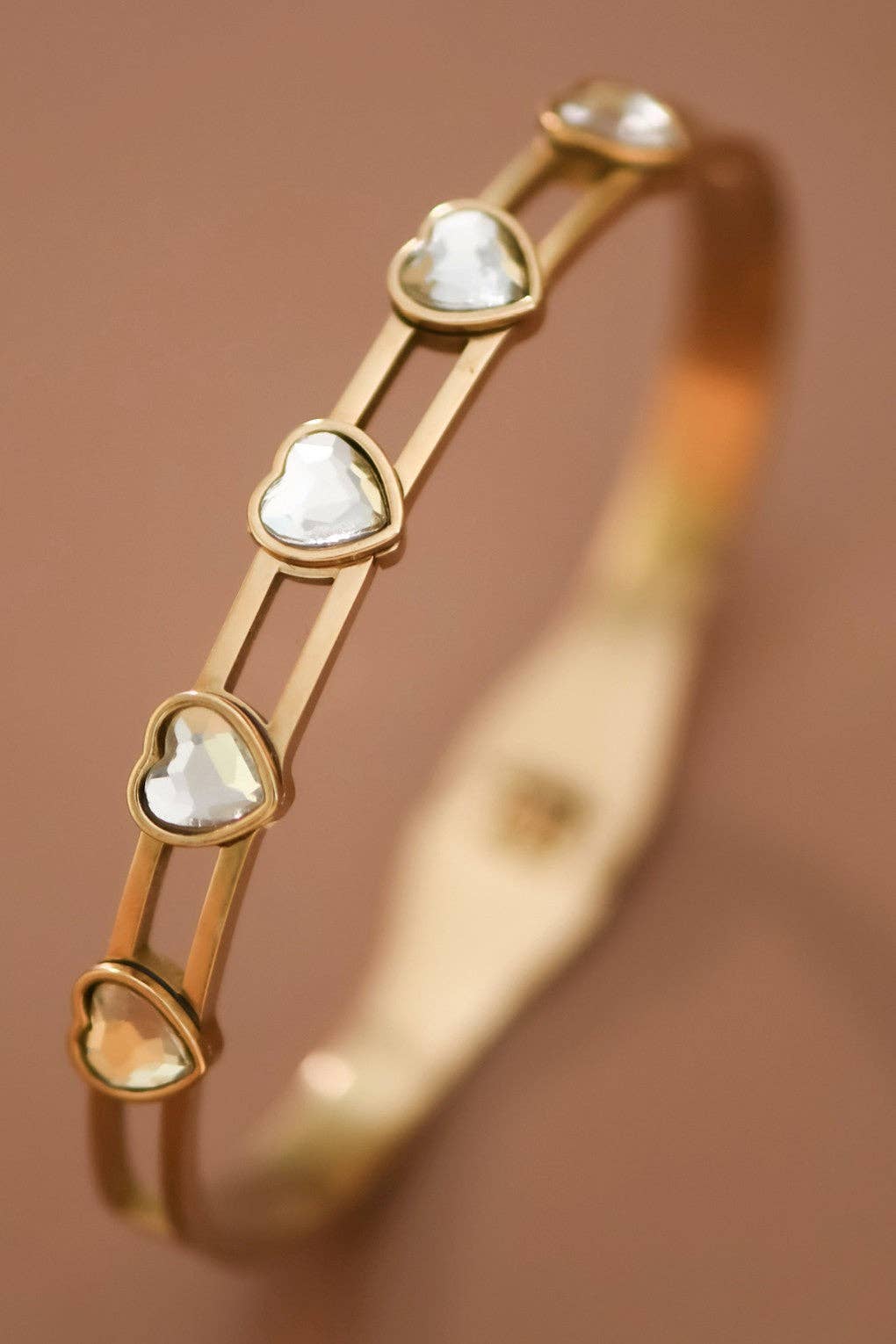 18K Gold Plated Waterproof Stainless Steel Bangle - 7823: S0OX3T7823