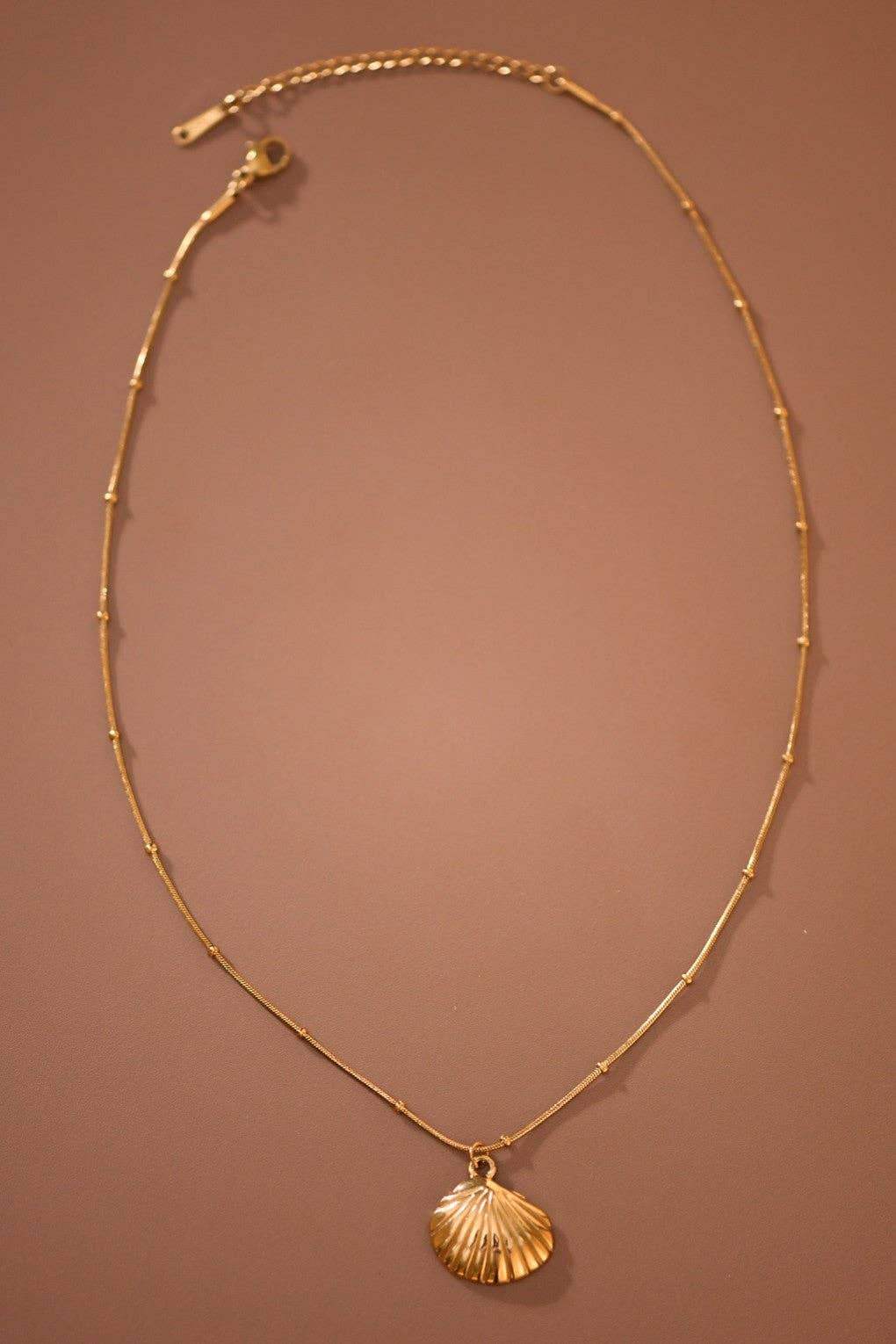 18K Gold Plated Waterproof Stainless Steel Chain Necklace - 7805: S0OX3T7805