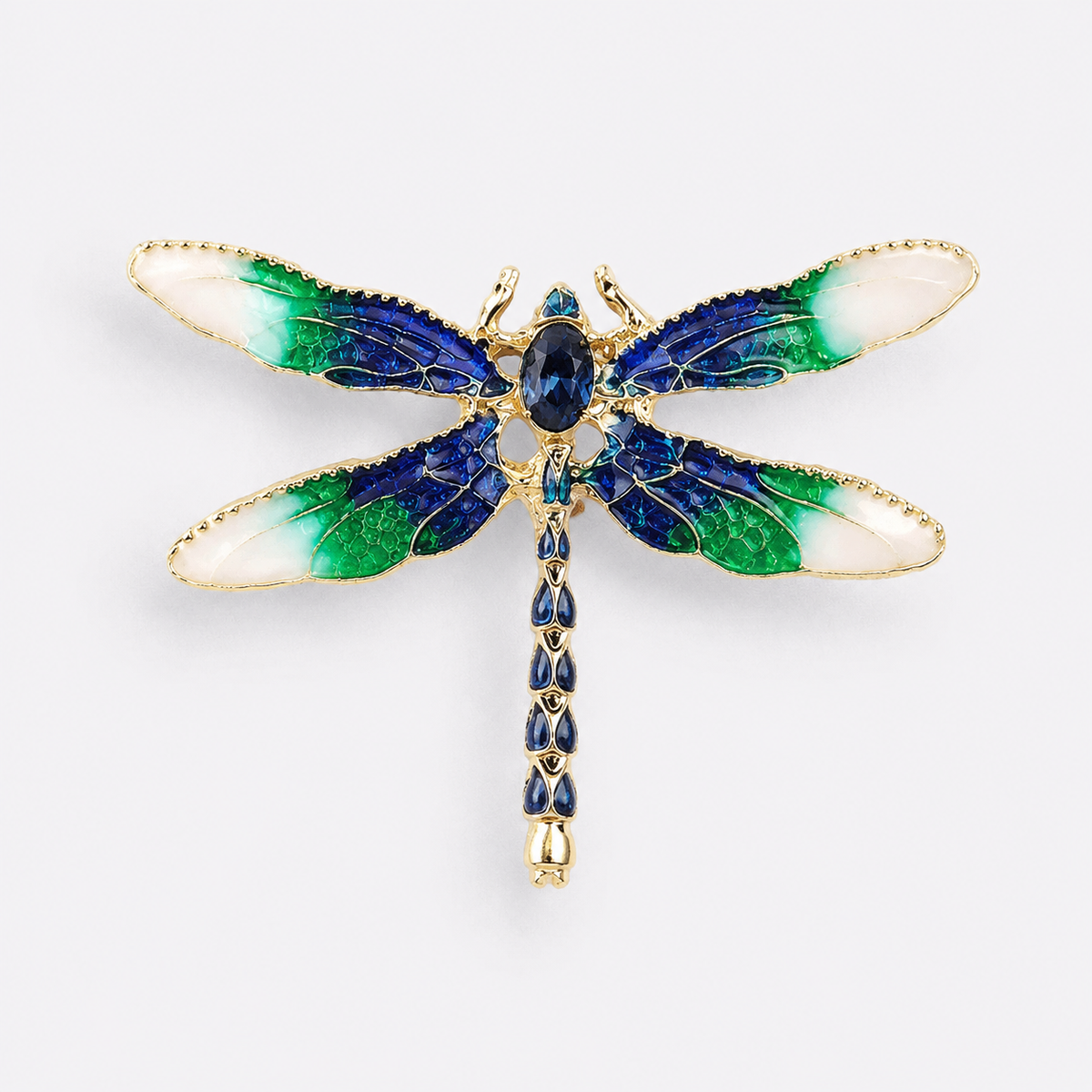 Nature-Inspired Dragonfly Brooch Pin for Coats: A3