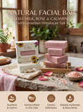 Rose Goat Milk & Calamine Facial Bar - 4oz luxurious Himalayan Salt