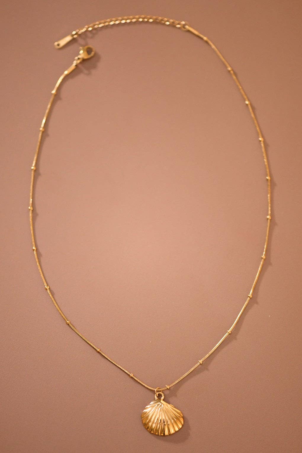 18K Gold Plated Waterproof Stainless Steel Chain Necklace - 7805: S0OX3T7805