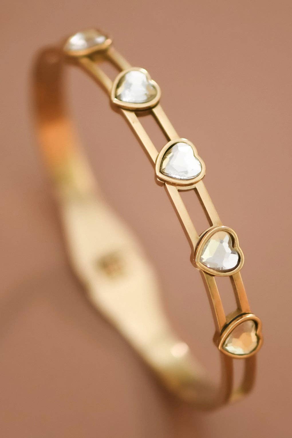 18K Gold Plated Waterproof Stainless Steel Bangle - 7823: S0OX3T7823