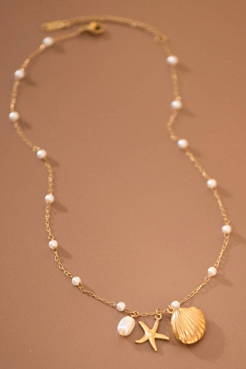18K Gold PVD Plated Waterproof Stainless Steel Chain Necklace - 7798: S0OX3T7798