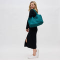 Sky's The Limit Large Woven Neoprene Tote: Forest