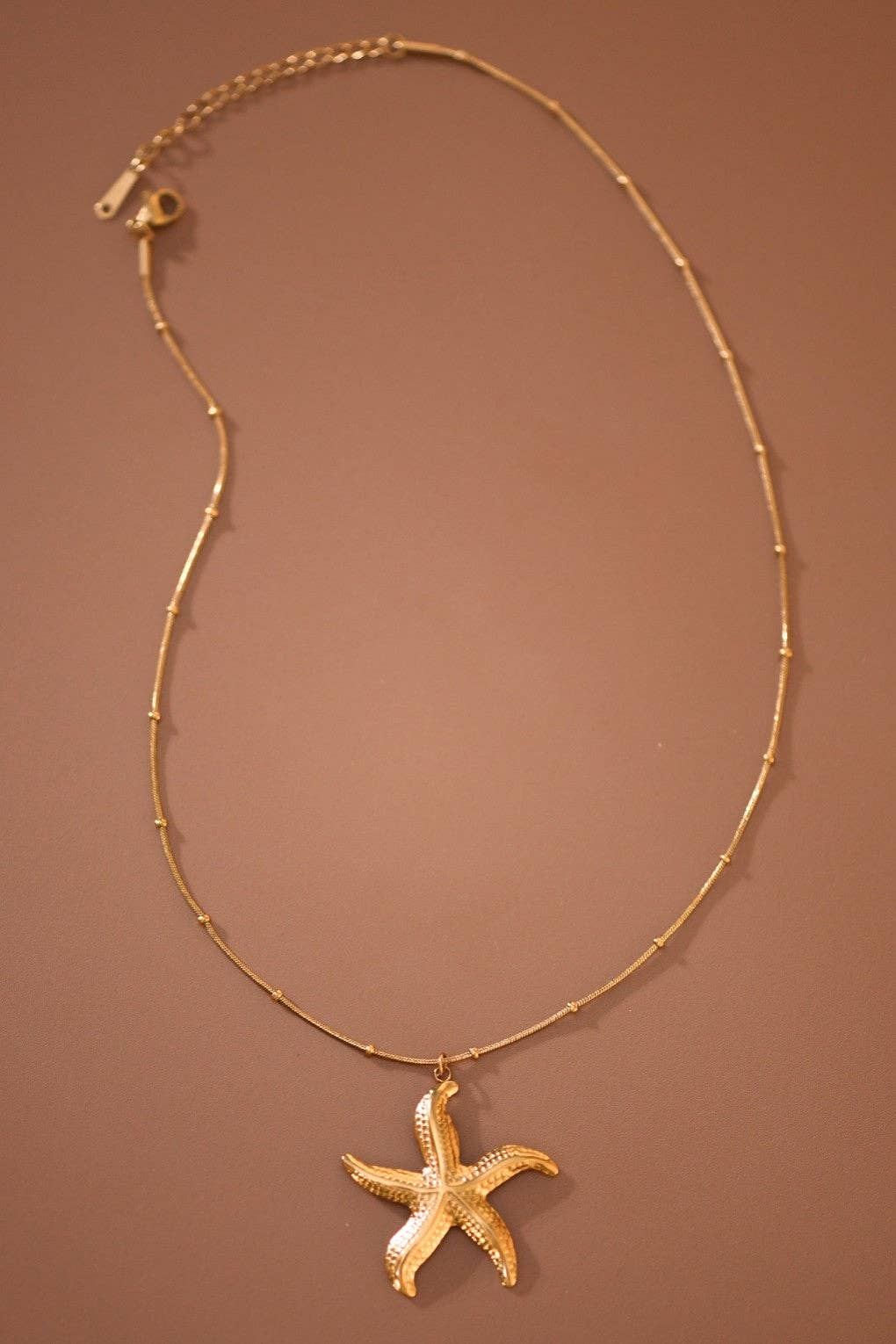 18K Gold Plated Waterproof Stainless Steel Chain Necklace - 7804: S0OX3T7804