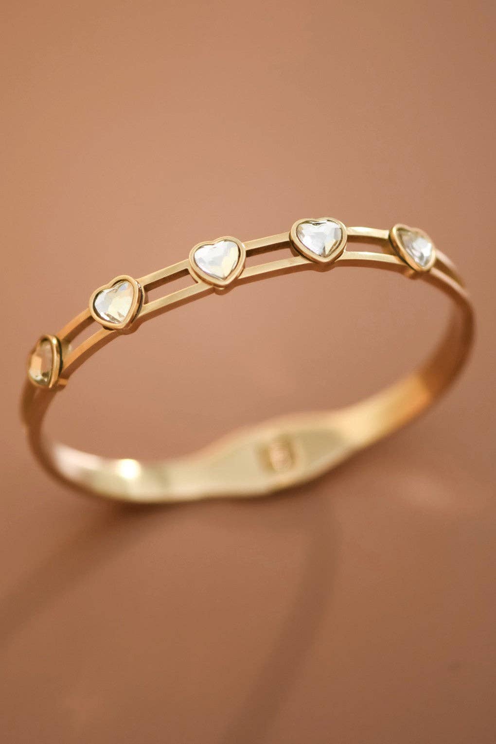 18K Gold Plated Waterproof Stainless Steel Bangle - 7823: S0OX3T7823