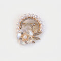 Delicate Pearl Plum Blossom Brooch Pin/ 5.0*4.5CM