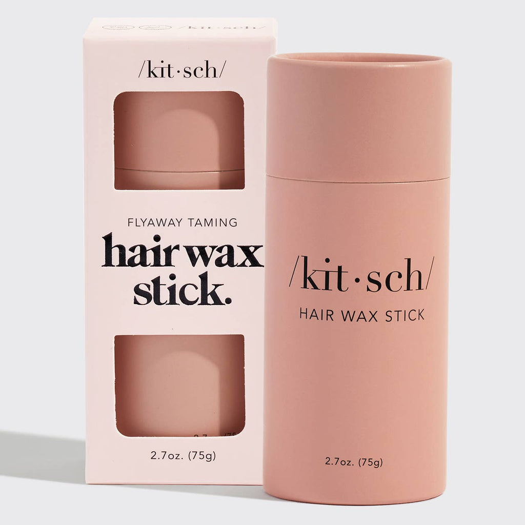 Hair Wax Stick vegan plant-based solid design with castor oil for sleek hold and no residue
