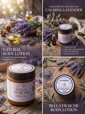 Bella Fraiche Handmade Body Lotion (8 oz) - Lavender