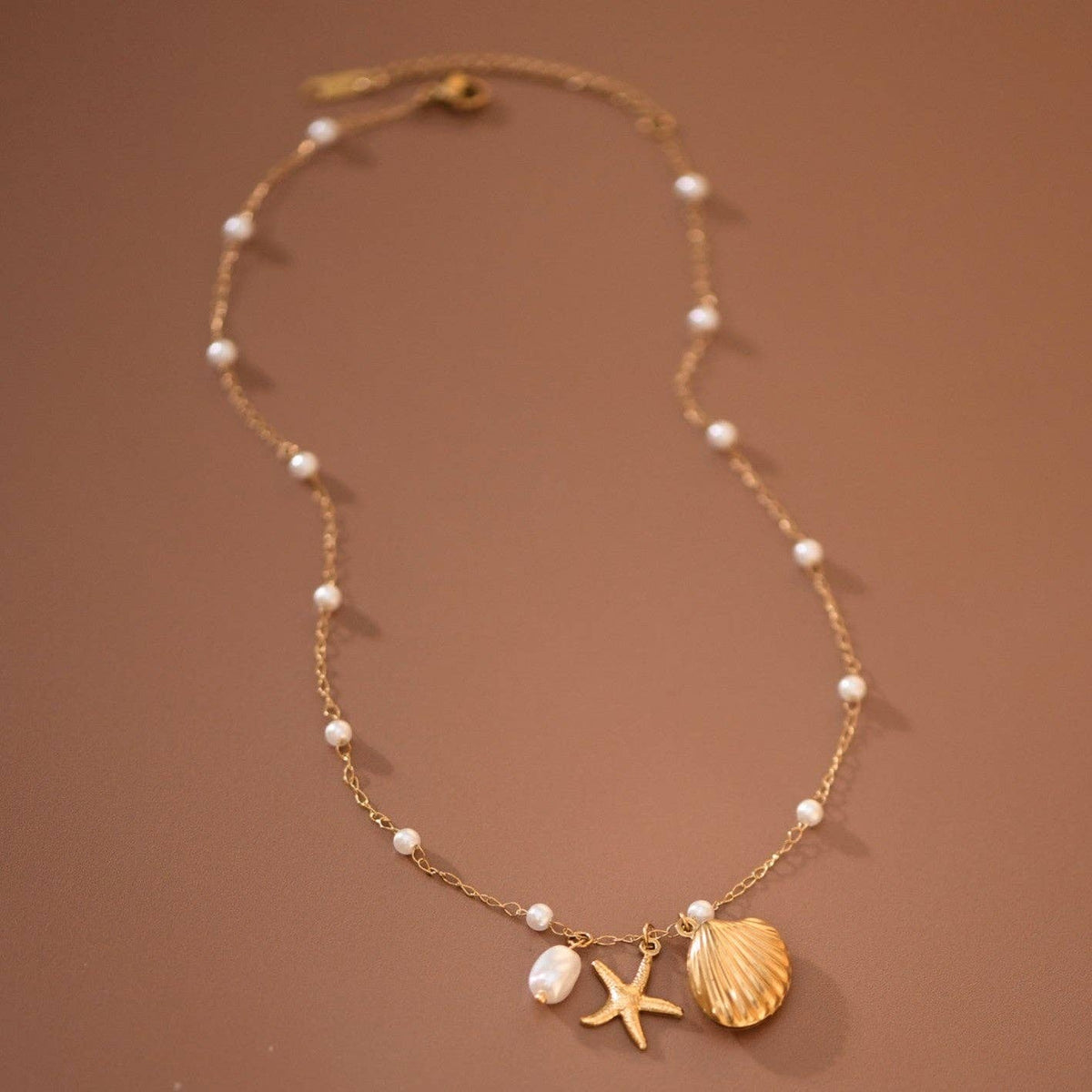 18K Gold PVD Plated Waterproof Stainless Steel Chain Necklace - 7798: S0OX3T7798