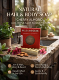 Cherry Almond Aloe - 4.5 oz Hair Bar Soap
