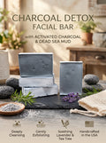 Charcoal Detox Facial Bar with Activated Charcoal & Dead Sea Mud 🖤🌿