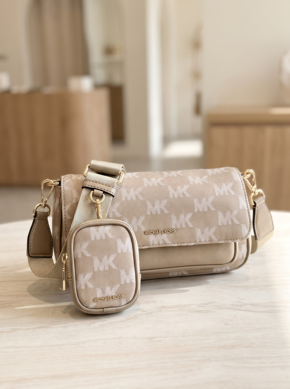 MK Crossbody Bag With Pouch