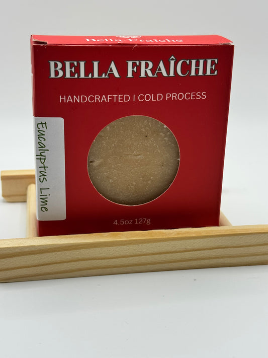 Eucalyptus Lime Hair Bar Soap - Refreshing Citrus Shampoo | Bella Fraî