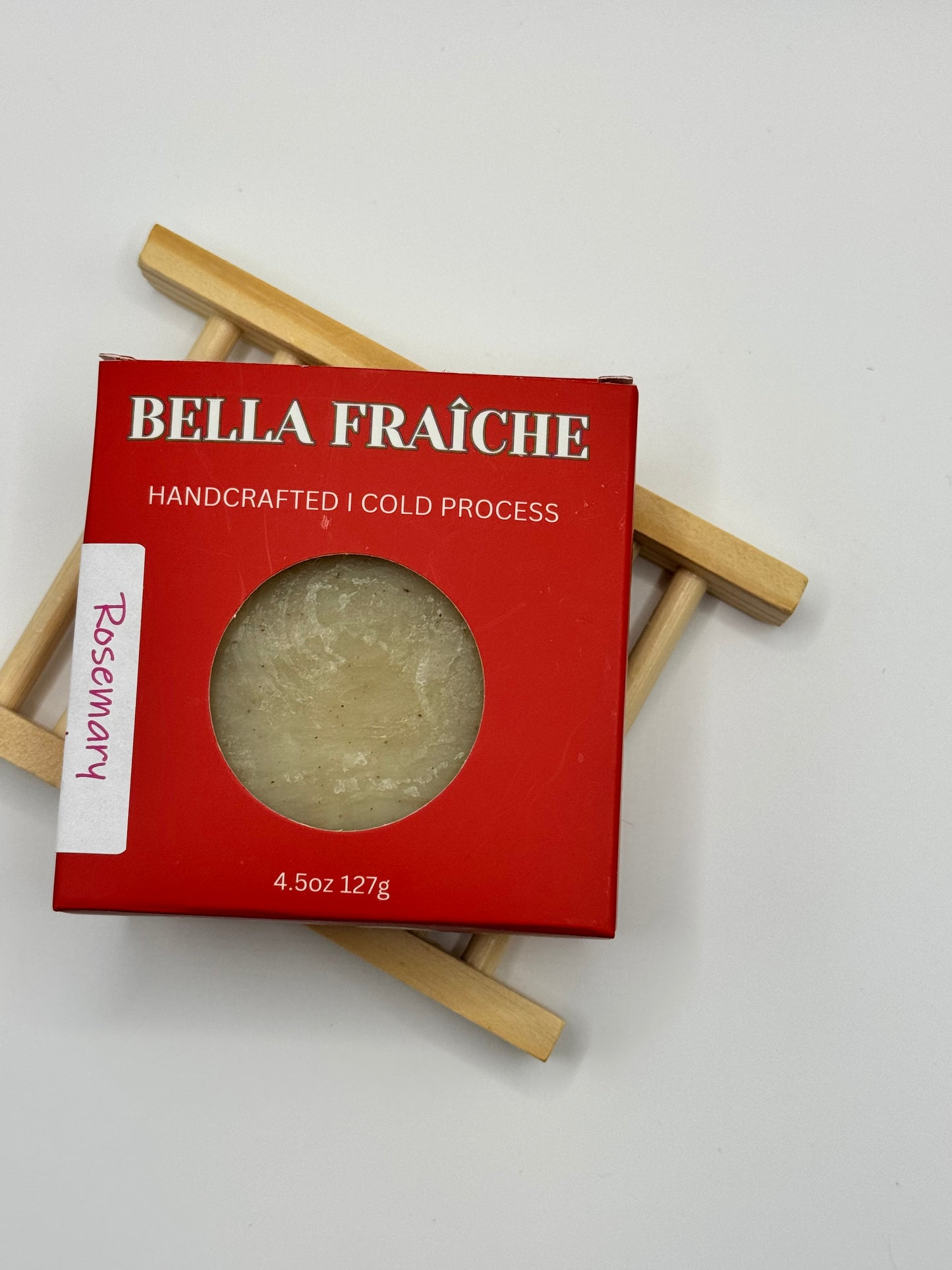 Rosemary Lavender Hair Body & Beard Bar Soap - Multi-Use | Bella Fraîche