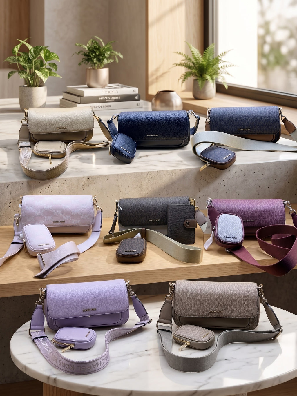 MK Crossbody Bag With Pouch