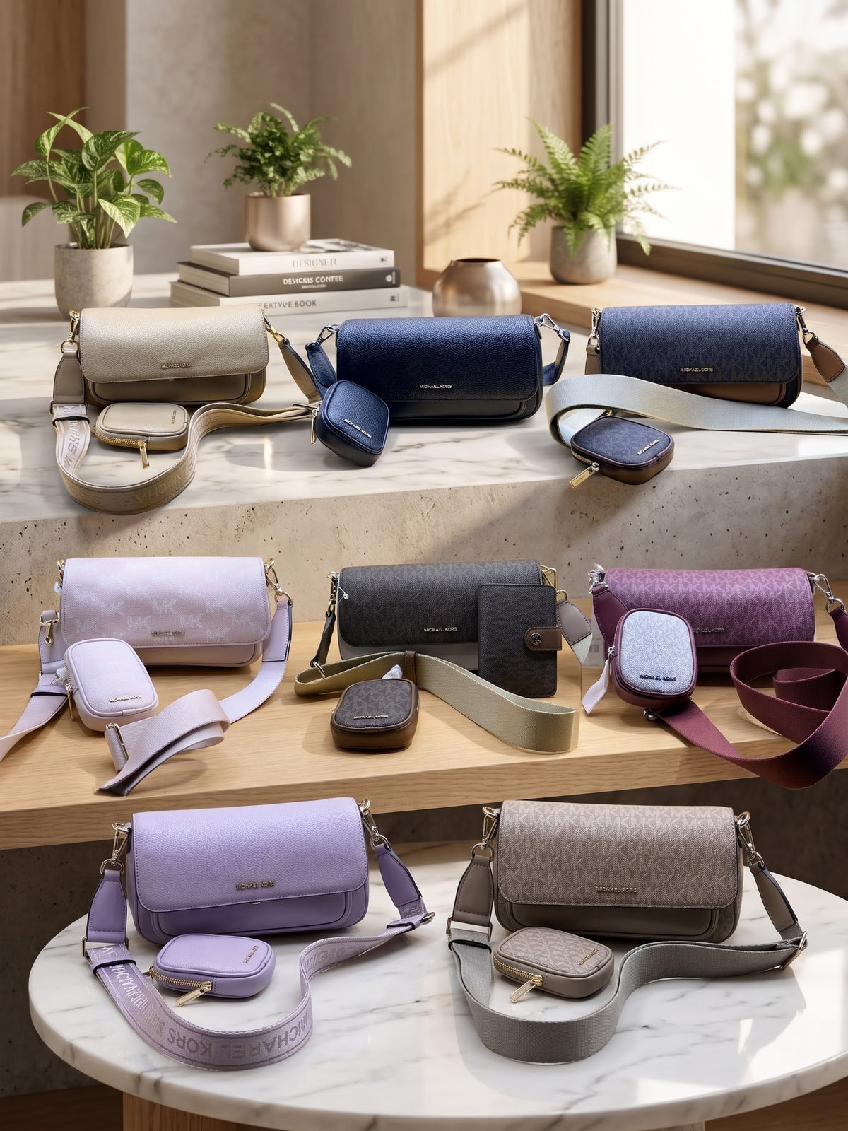 MK Crossbody Bag With Pouch