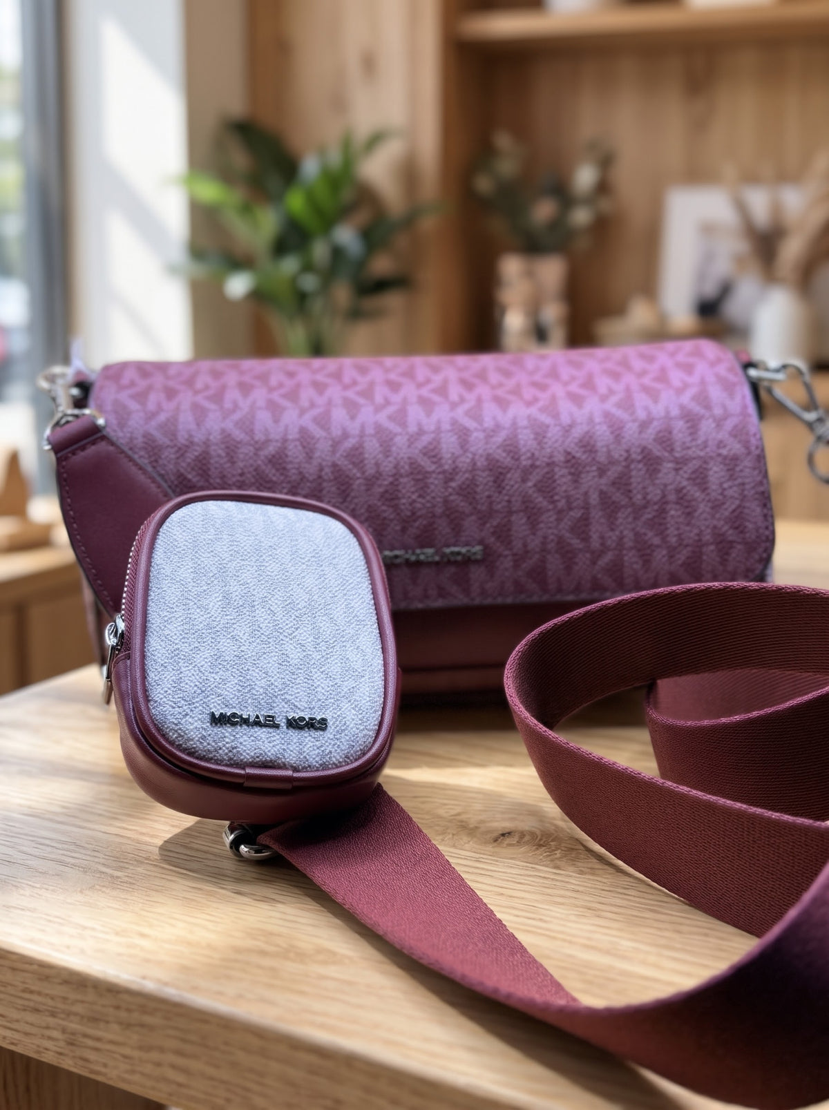 MK Crossbody Bag With Pouch