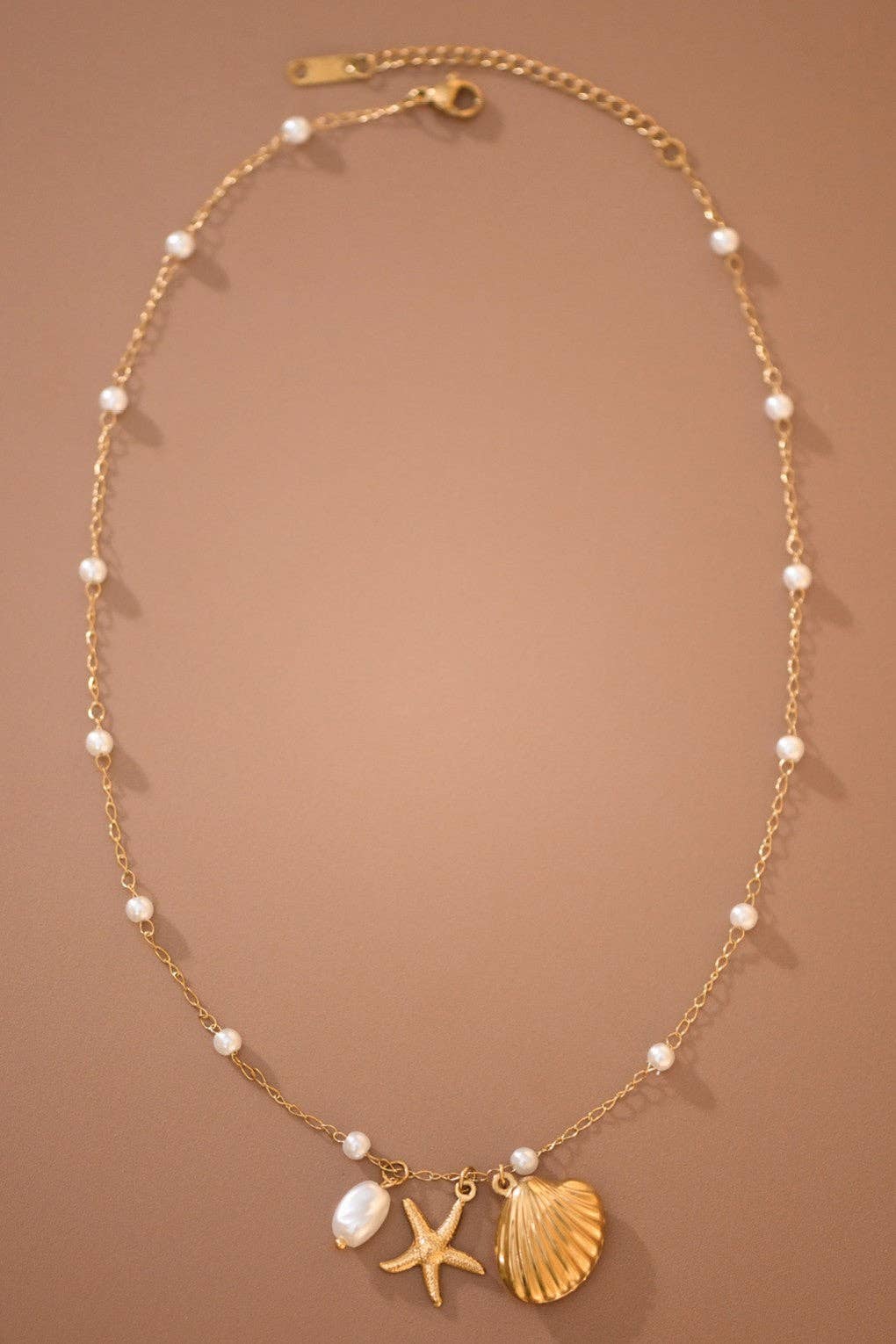 18K Gold PVD Plated Waterproof Stainless Steel Chain Necklace - 7798: S0OX3T7798