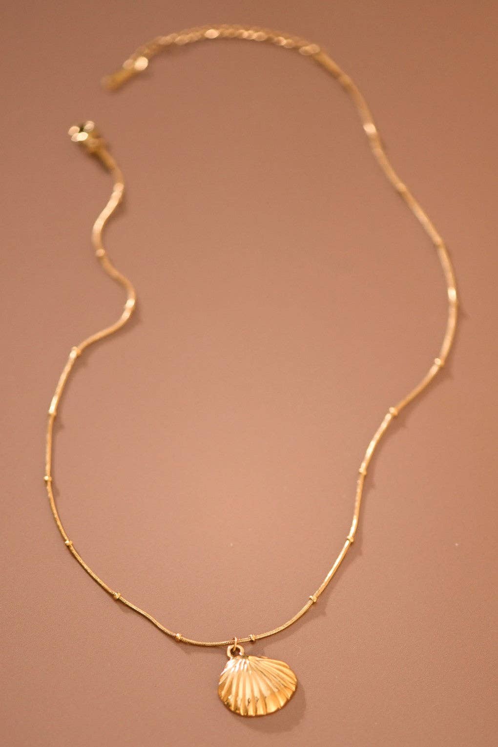 18K Gold Plated Waterproof Stainless Steel Chain Necklace - 7805: S0OX3T7805