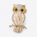 Whimsical Owl Animal Brooch Pin