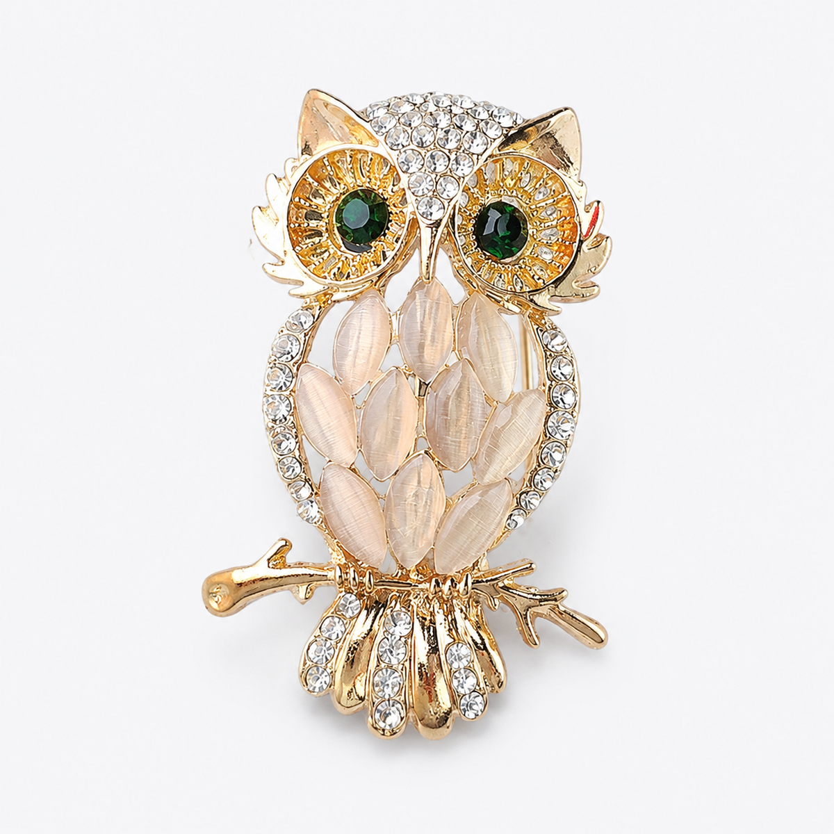 Whimsical Owl Animal Brooch Pin