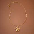 18K Gold Plated Waterproof Stainless Steel Chain Necklace - 7804: S0OX3T7804