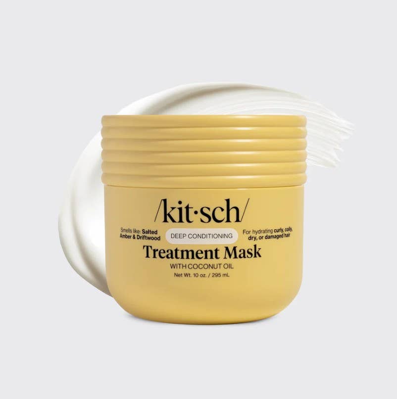 Moisturizing Coconut Oil deep conditioning treatment mask in creamy jar for intense hair hydration and repair