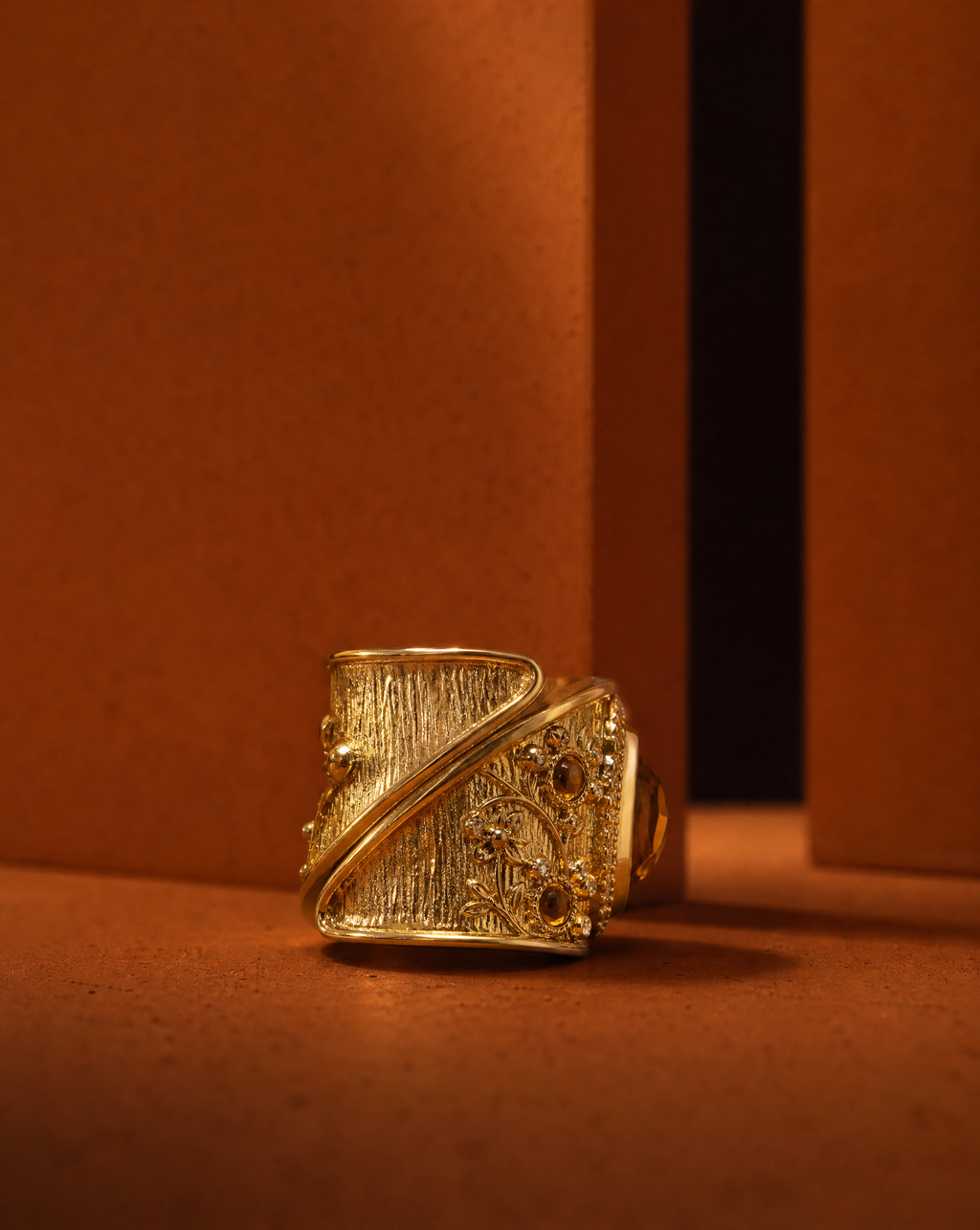 Tiger Eye Chunky Statement Ring | Maximalist Gemstone Jewelry