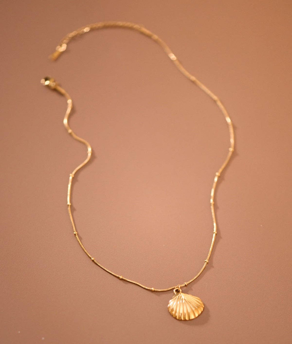 18K Gold Plated Waterproof Stainless Steel Chain Necklace - 7805: S0OX3T7805