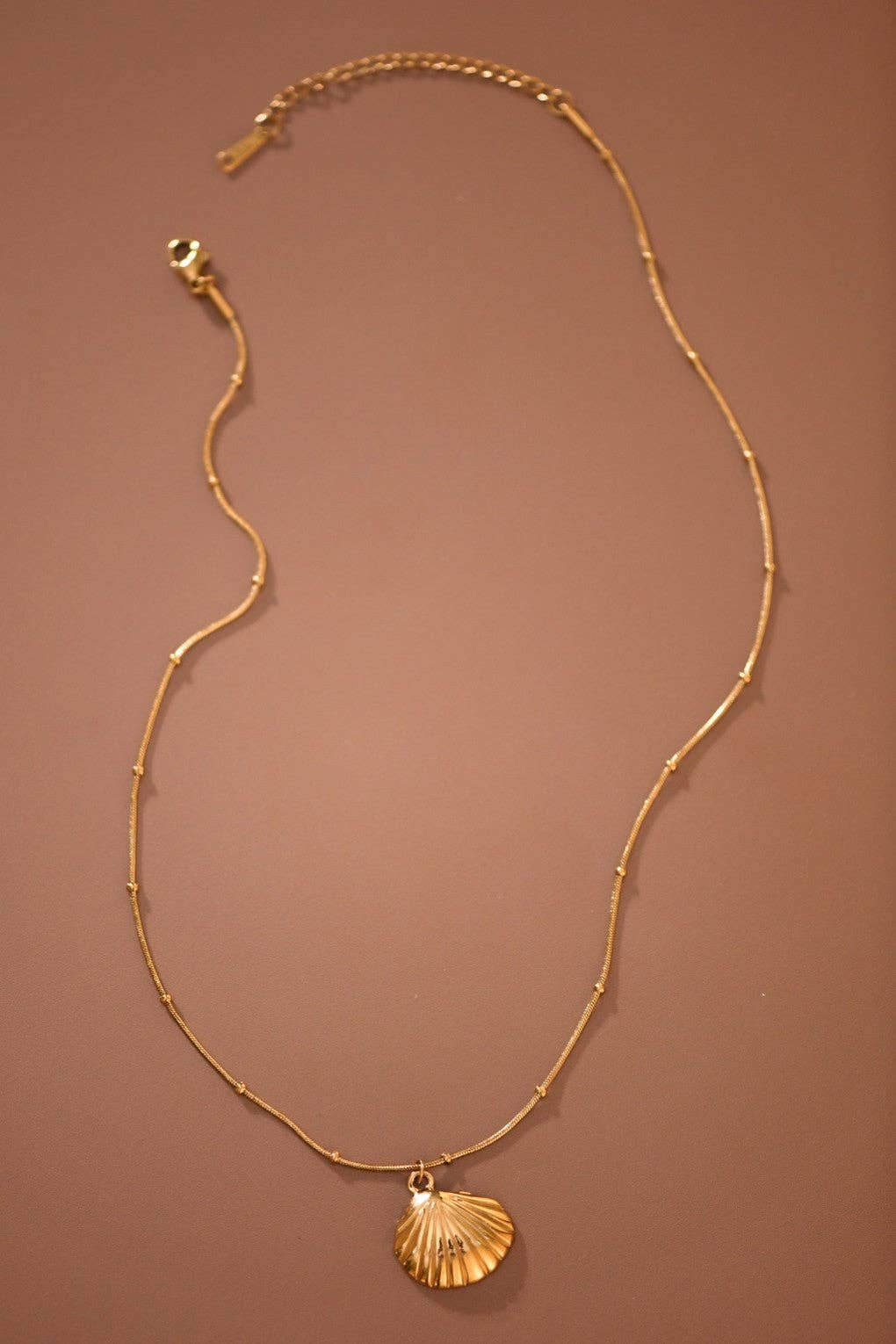 18K Gold Plated Waterproof Stainless Steel Chain Necklace - 7805: S0OX3T7805