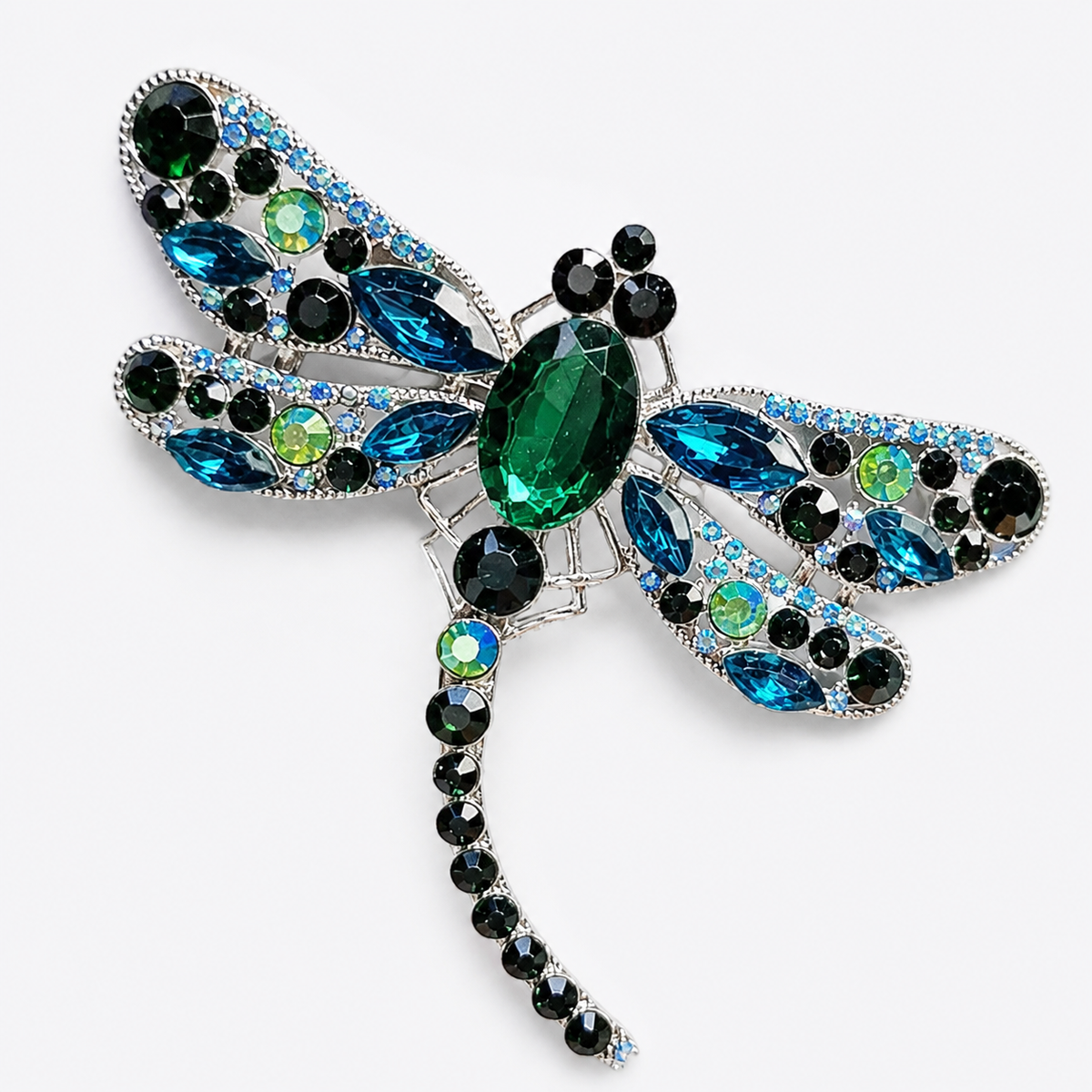 Nature-Inspired Dragonfly Brooch Pin for Coats: A3