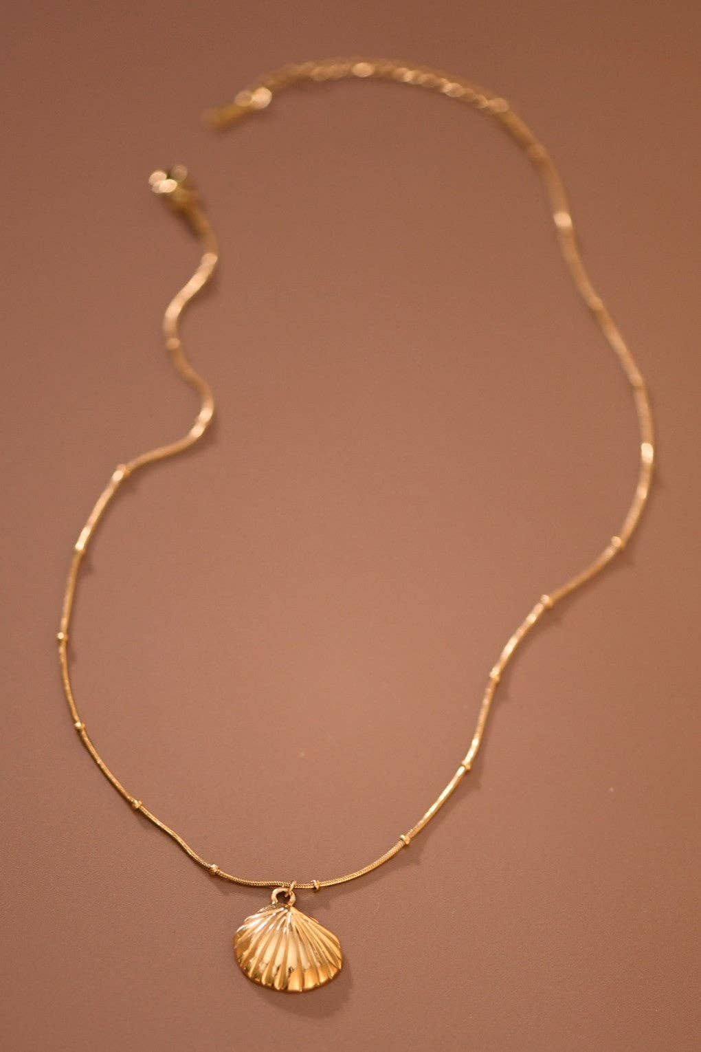 18K Gold Plated Waterproof Stainless Steel Chain Necklace - 7805: S0OX3T7805