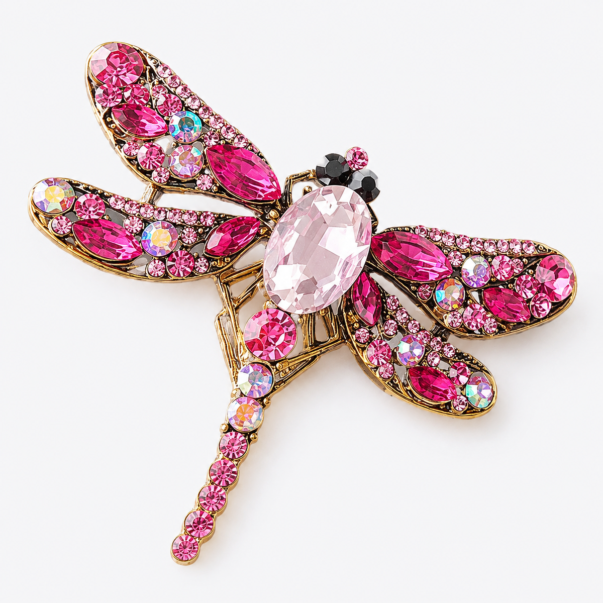 Nature-Inspired Dragonfly Brooch Pin for Coats: A3