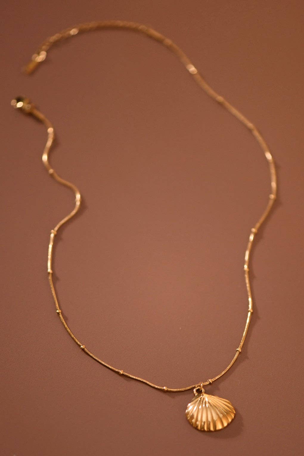 18K Gold Plated Waterproof Stainless Steel Chain Necklace - 7805: S0OX3T7805