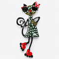 Cool Cat with Sunglasses Brooch Pin